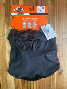 Hot Chillys Men’s Black Micro-Elite Chamois Balaclava with Mask